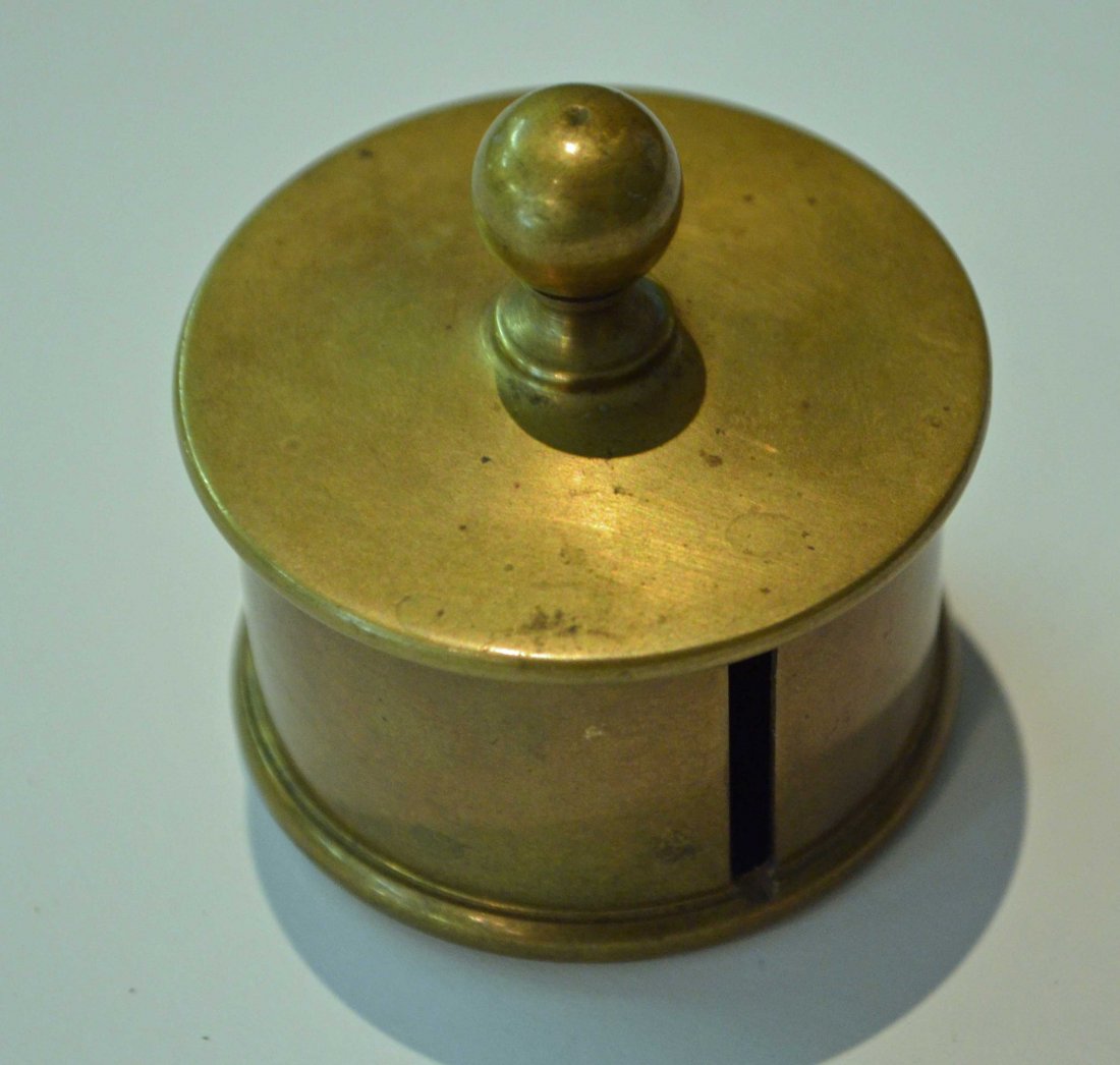 Vintage Brass Stamp Dispenser (1 of 5)