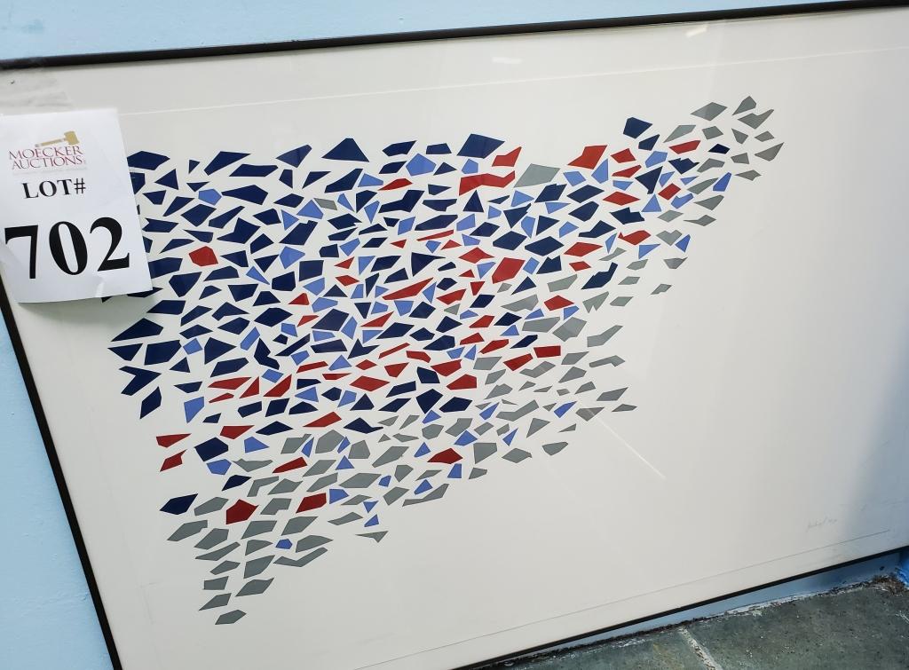 FRAMED LITHOGRAPH ON PAPER, ARTIST: ROBERT GOODNOUGH (1 of 4)