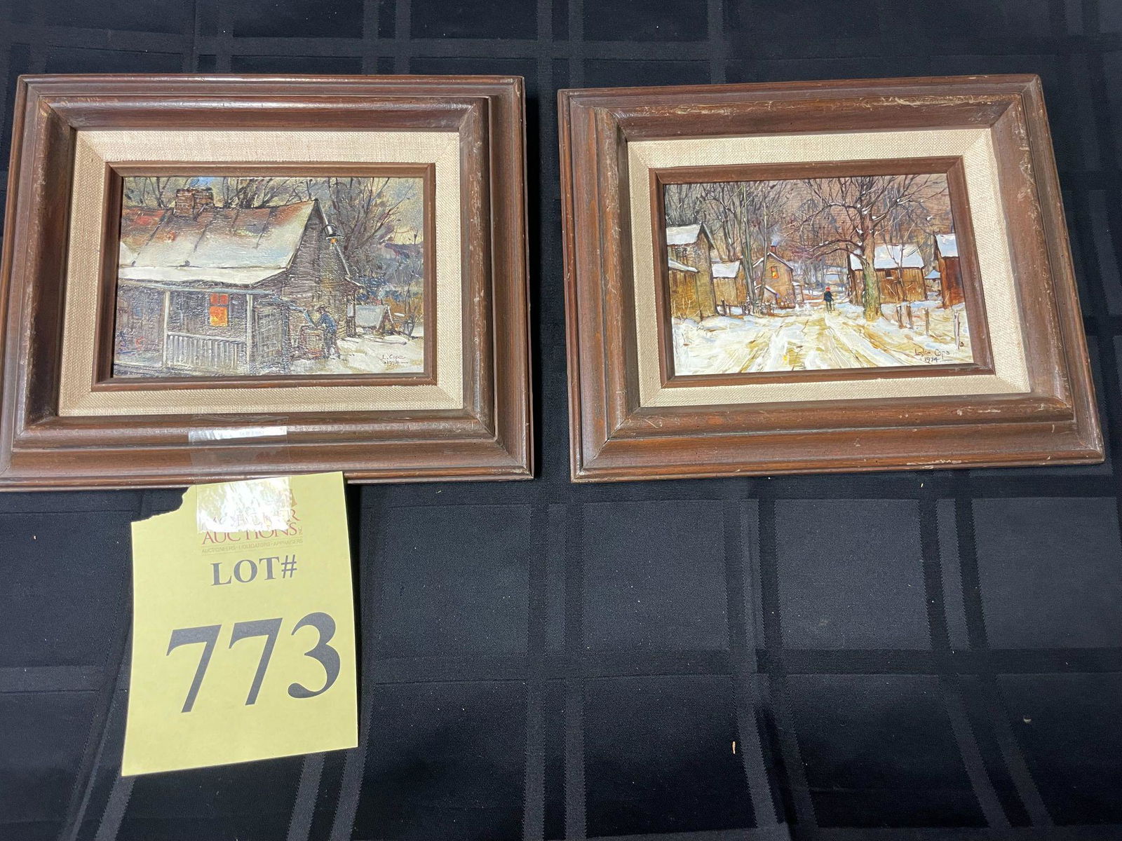 LESLIE COPE (1913-2002 OIL ON ARTIST BOARD (1 of 8)