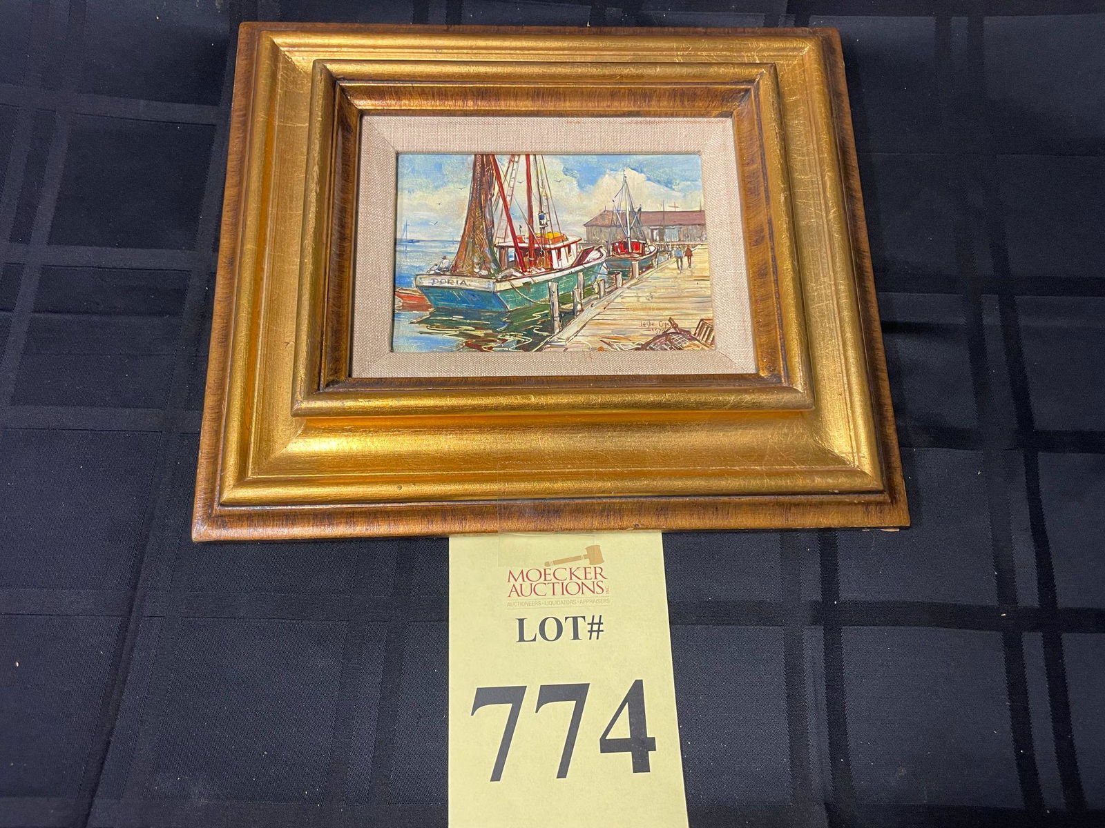 LESLIE COPE (1913-2002 OIL ON ARTIST BOARD (1 of 4)