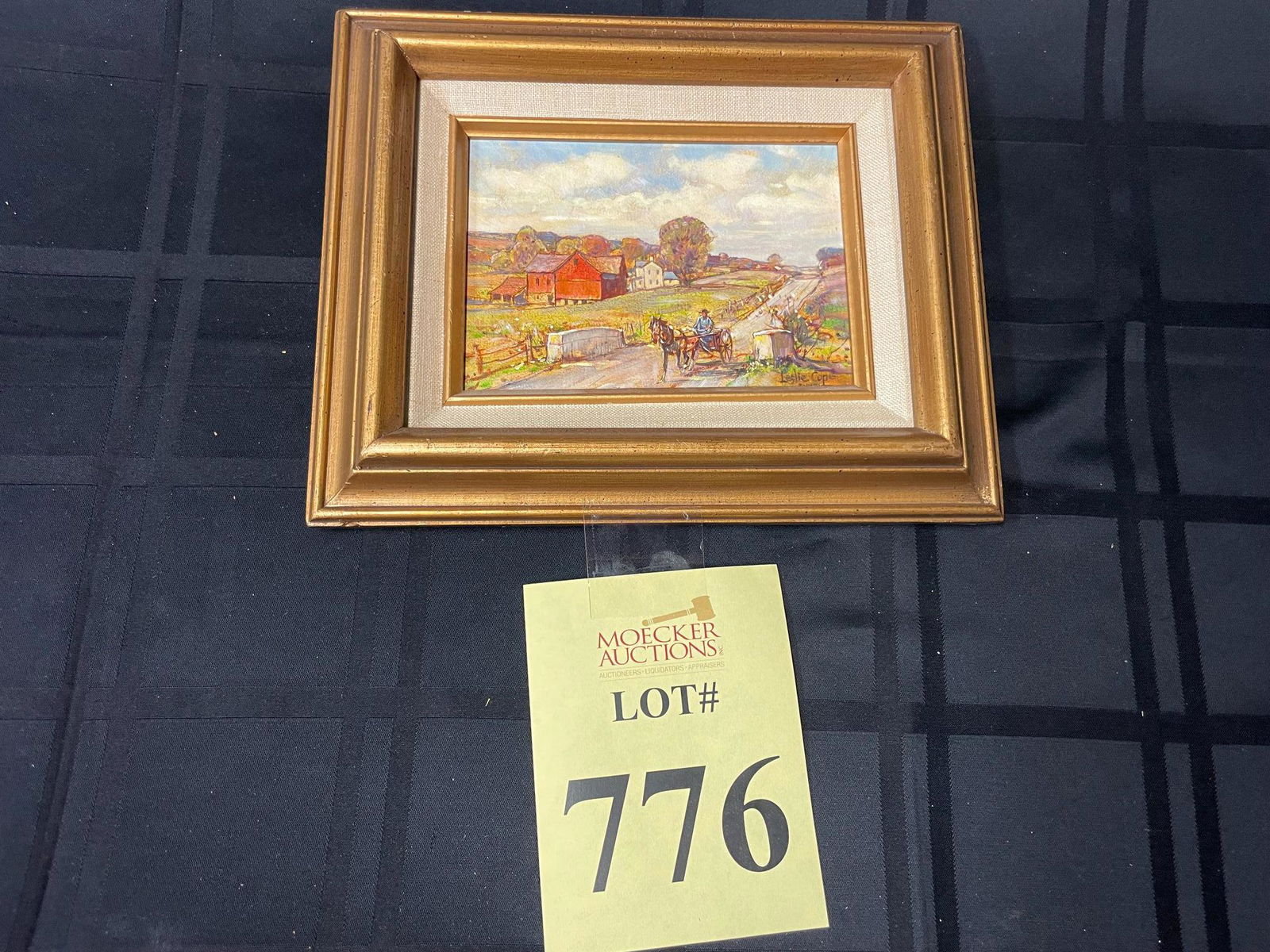 LESLIE COPE (1913-2002 OIL ON ARTIST BOARD (1 of 4)