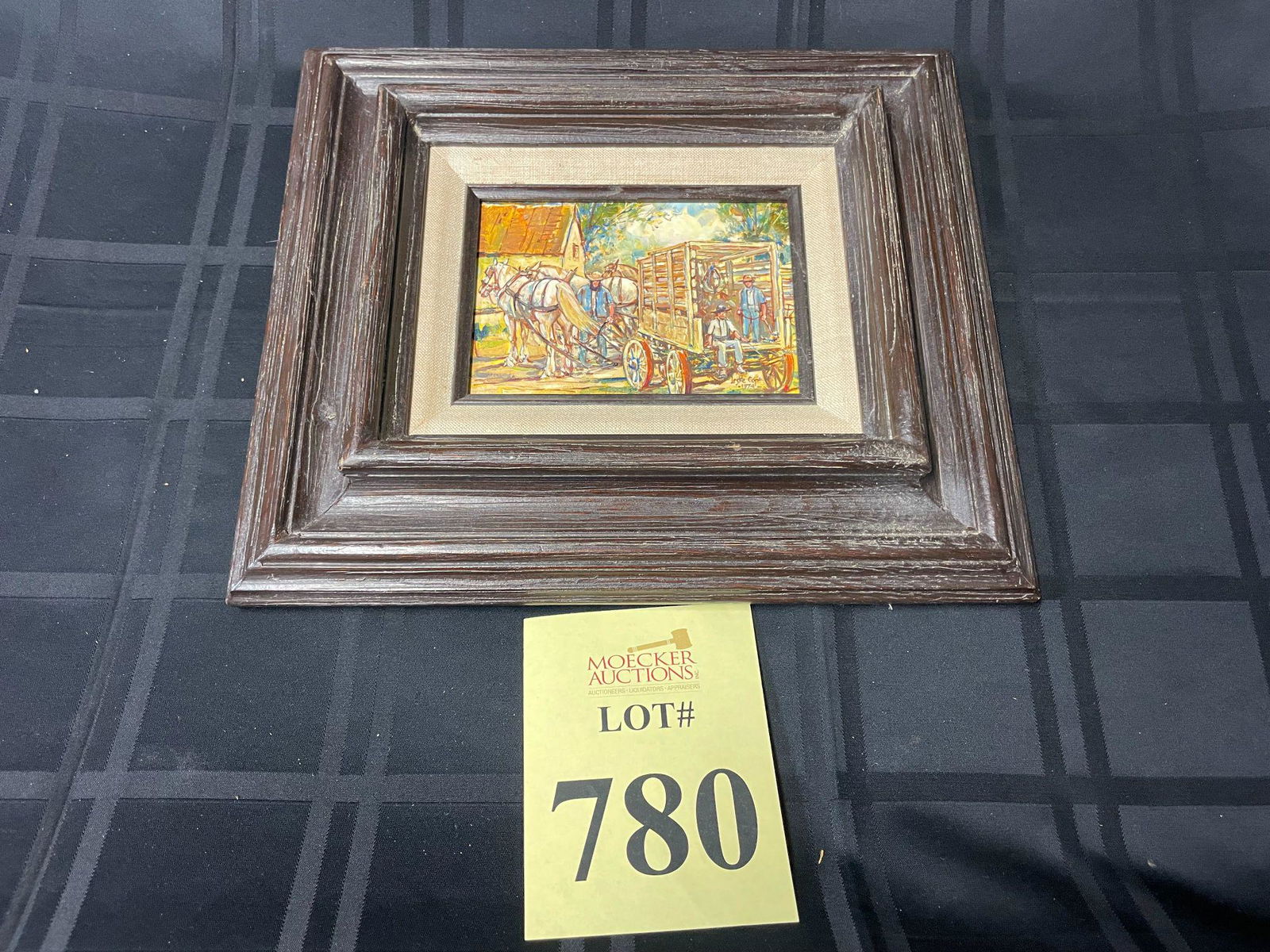 LESLIE COPE (1913-2002 OIL ON ARTIST BOARD (1 of 5)