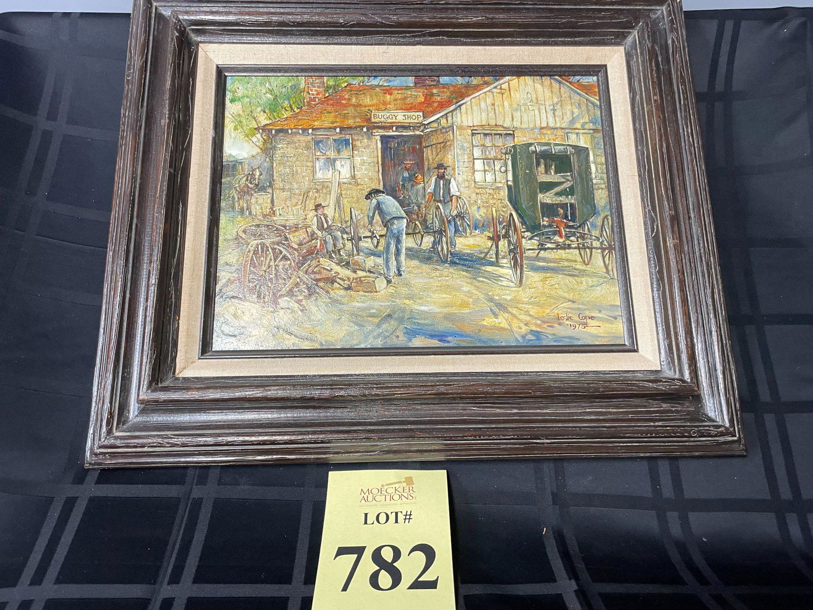 LESLIE COPE (1913-2002 OIL ON ARTIST BOARD (1 of 4)