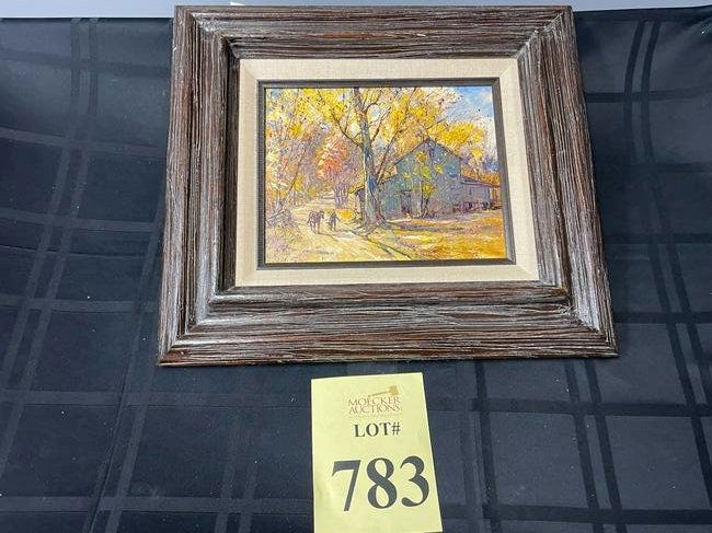 LESLIE COPE (1913-2002 OIL ON ARTIST BOARD (1 of 5)