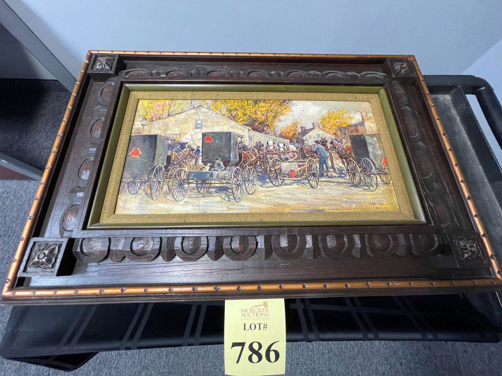 LESLIE COPE (1913-2002 OIL ON ARTIST BOARD (1 of 4)