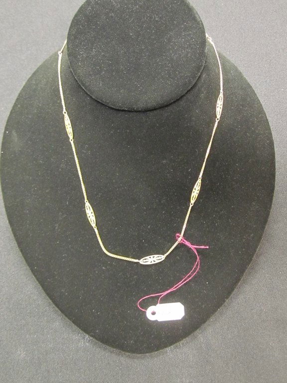 YELLOW GOLD CHAIN - 18K, 16 INCHES LONG -3.2 (1 of 2)