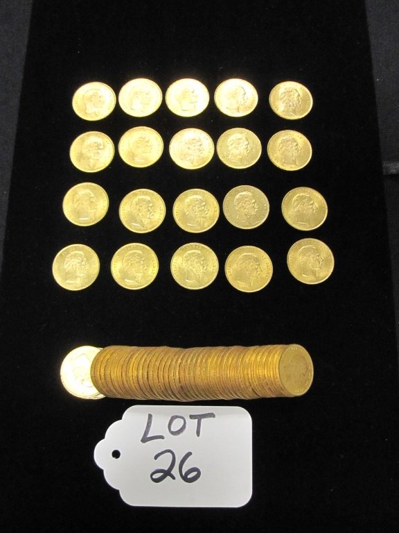(60) 1/4 OUNCE FINE GOLD KRONER MERMAIDS (1 of 3)