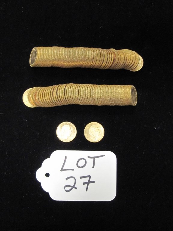 (120) 1/8 OUNCE FINE GOLD KRONER MERMAIDS (1 of 3)