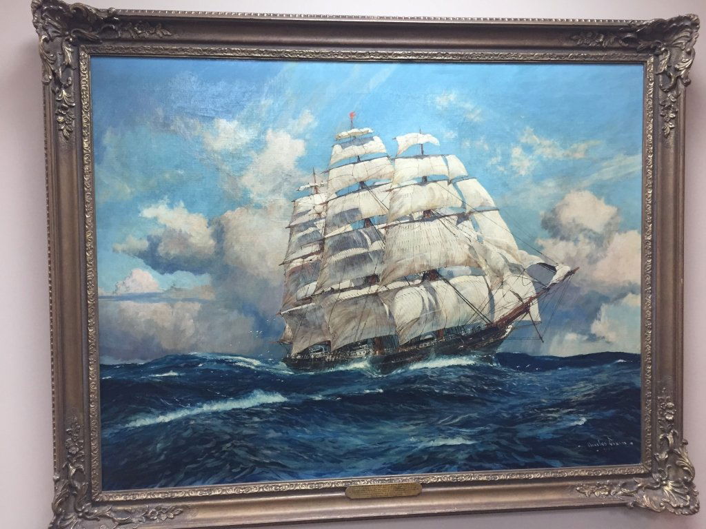 CHARLES DIXON (1872 - 1934) CLIPPER SHIP LIGHTNING (1 of 2)