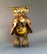 Vintage Folk Art Owl Robot