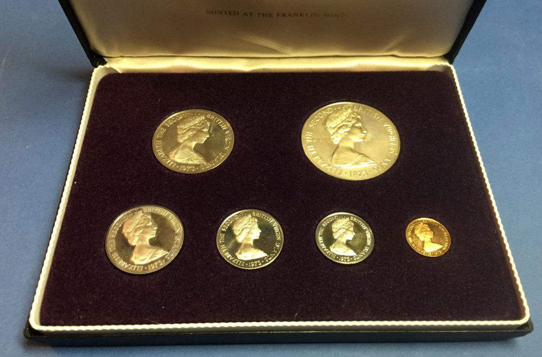 First Coinage of the British Virgin Islands Proof Set (1 of 4)