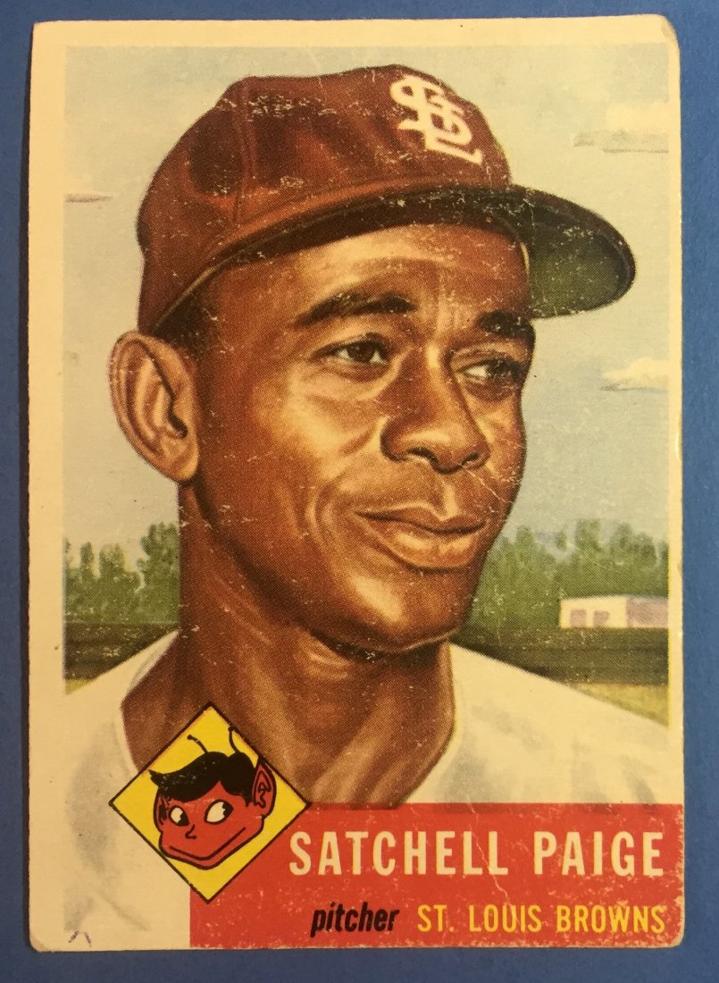 Satchell Paige Topps 220 Vintage Baseball Card (1 of 4)