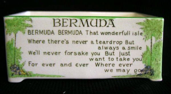 Crown Devon Bermuda music box - 2