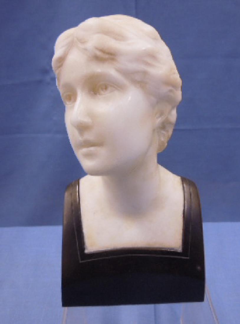 French Marble & Bronze Bust Sculpture (1 of 5)