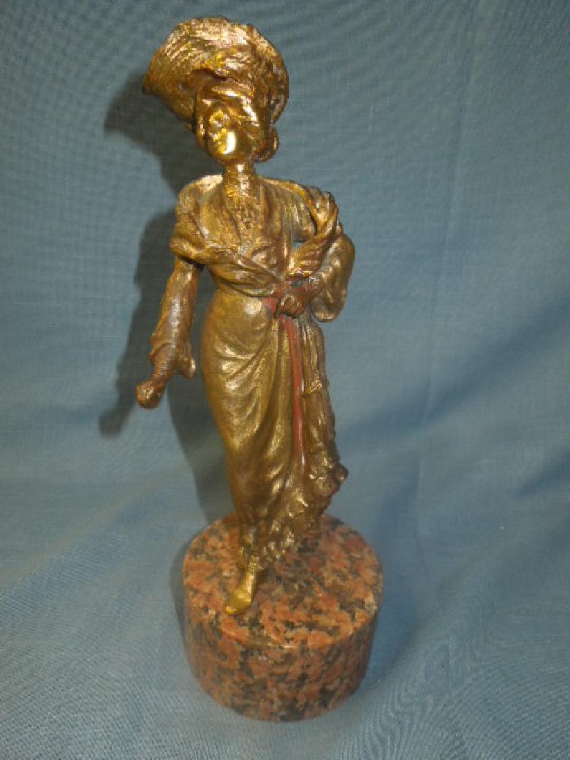 19th c. Continental Bronze Female Figure (1 of 5)
