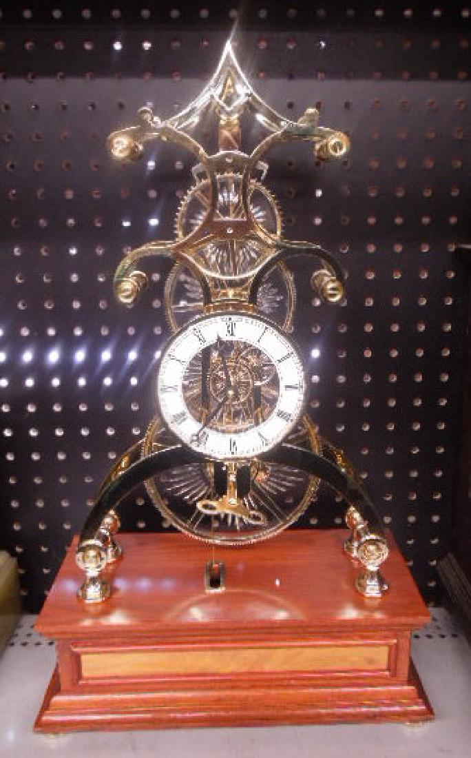 Franklin Mint Crystal Palace Skeleton Clock (1 of 3)