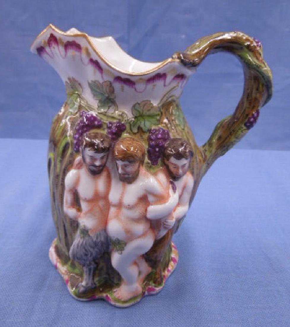Ginori Capo di Monte Porcelain Pitcher (1 of 5)
