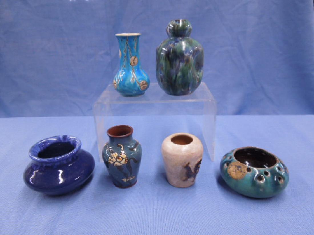 Continental Pottery Cabinet Vases (1 of 7)