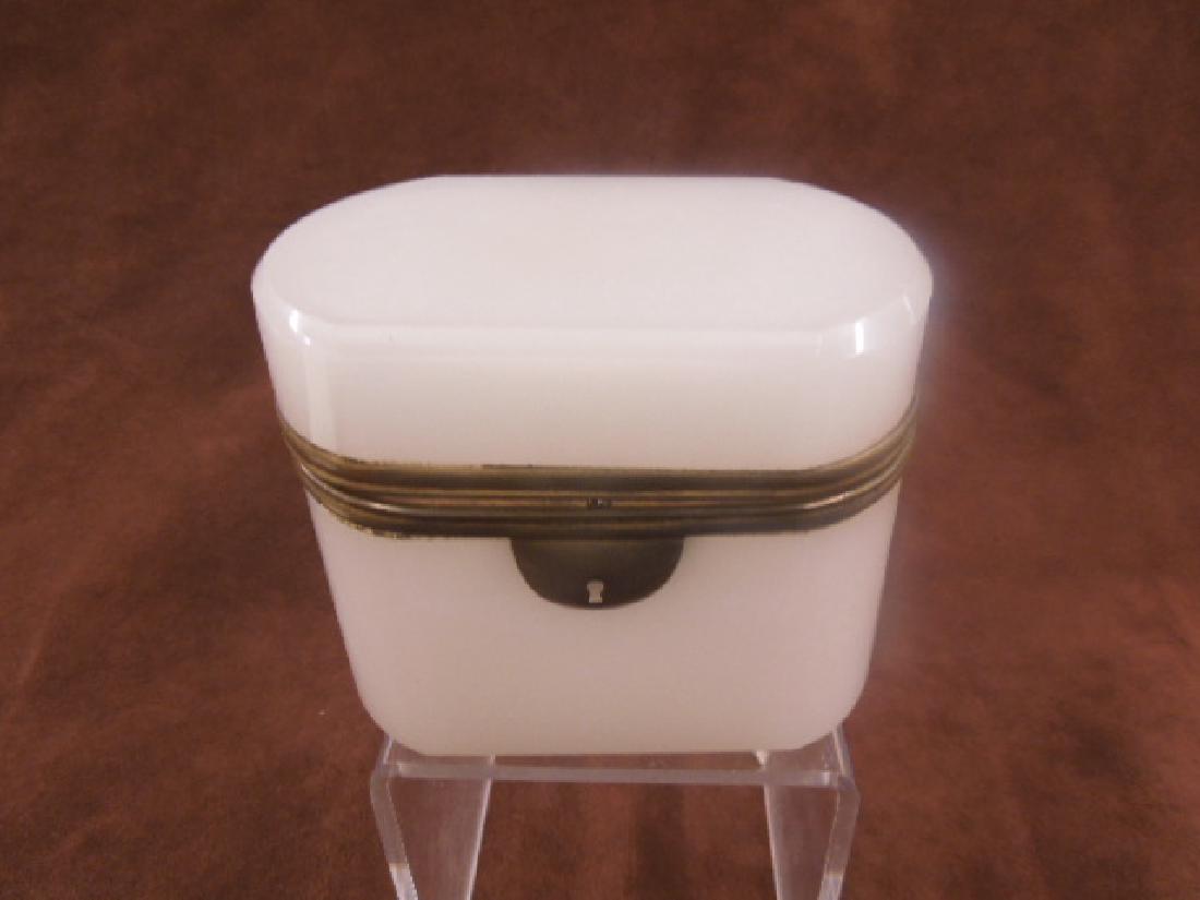 French Opaline Glass Jewelry Casket (1 of 4)