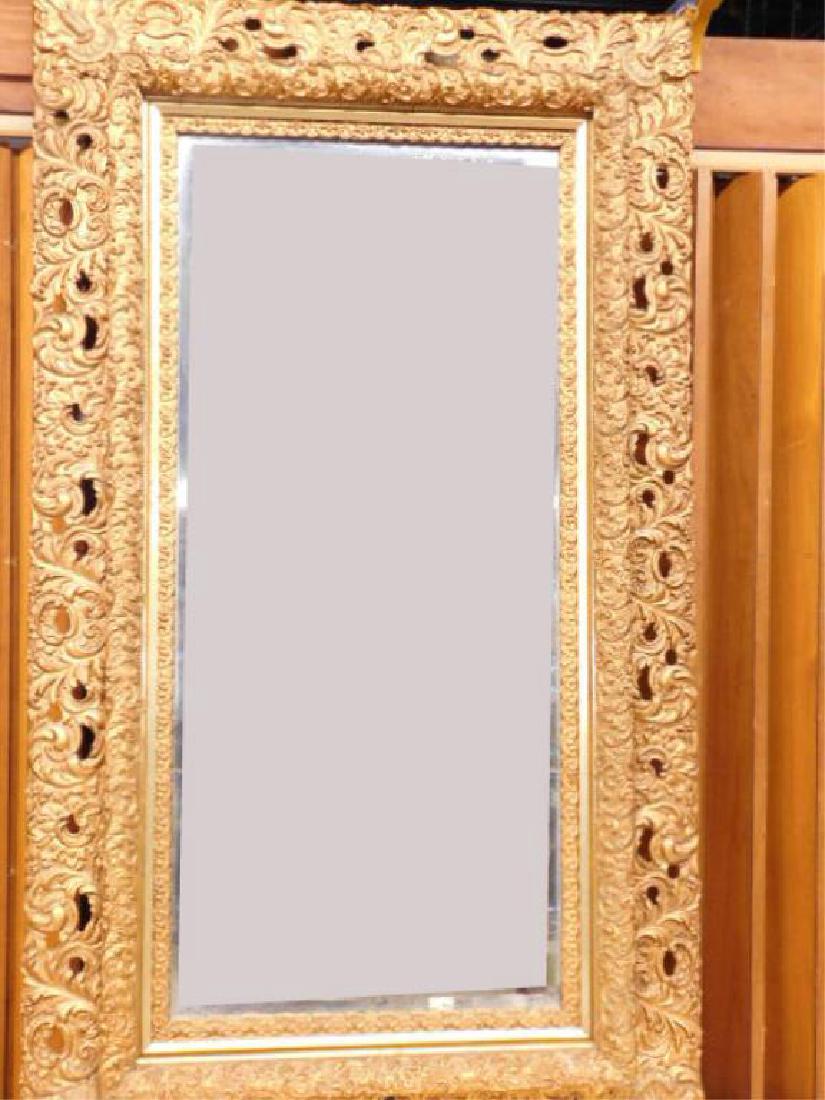 Elaborate Gilt Frame Wall Mirror (1 of 4)