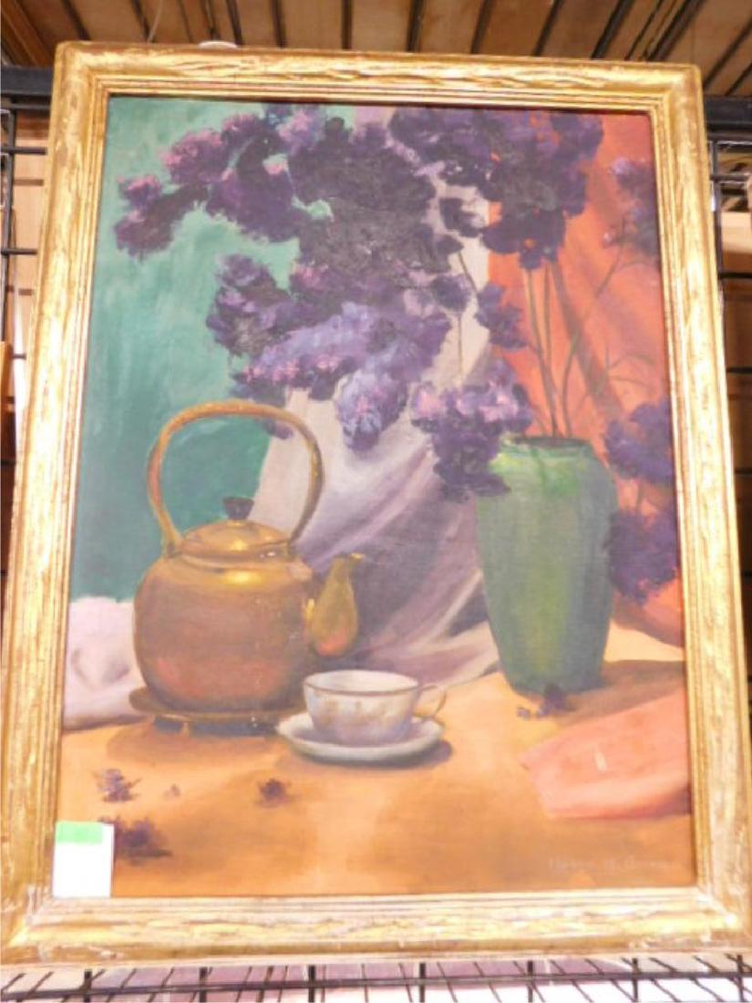 Helen H. Green Signed Oil Painting (1 of 3)