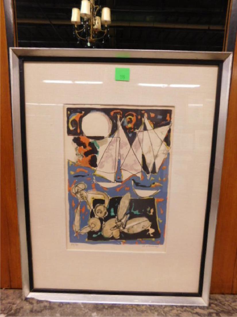 Claude Venard Signed Lithograph (1 of 5)