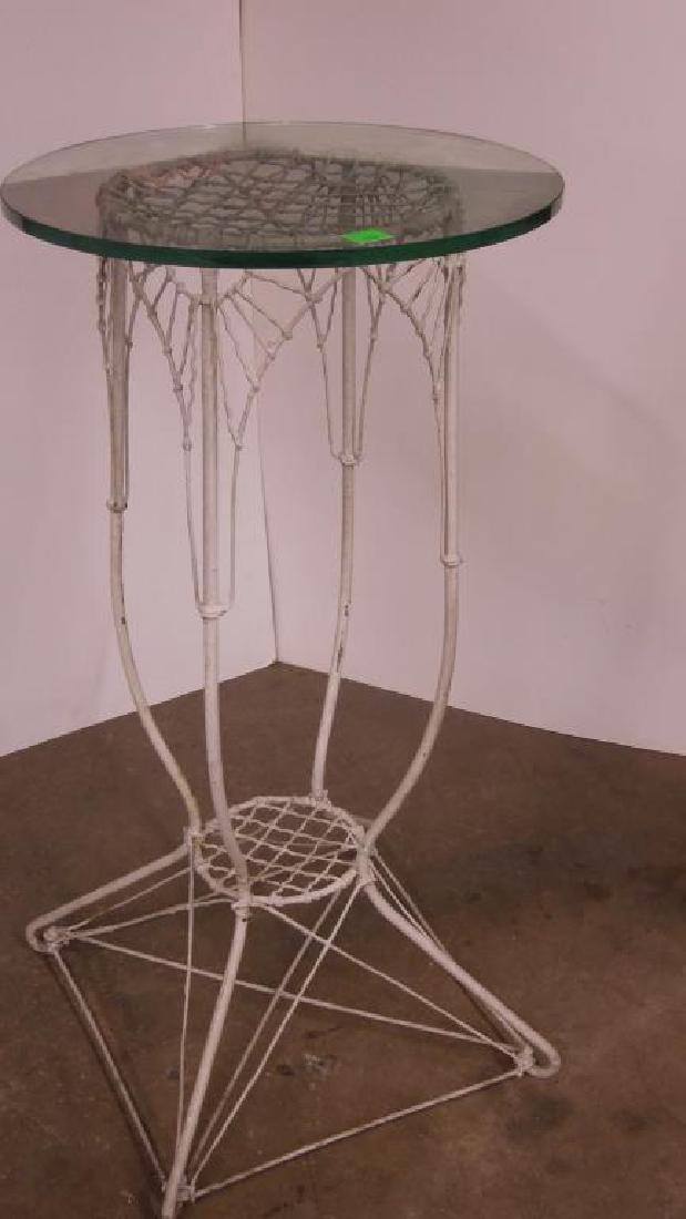Victorian Wire & Rod Plant Pedestal (1 of 4)