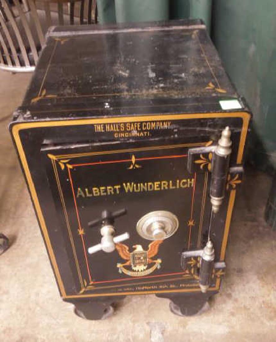 Vintage Hall's Safe Co. Iron Floor Safe (1 of 6)