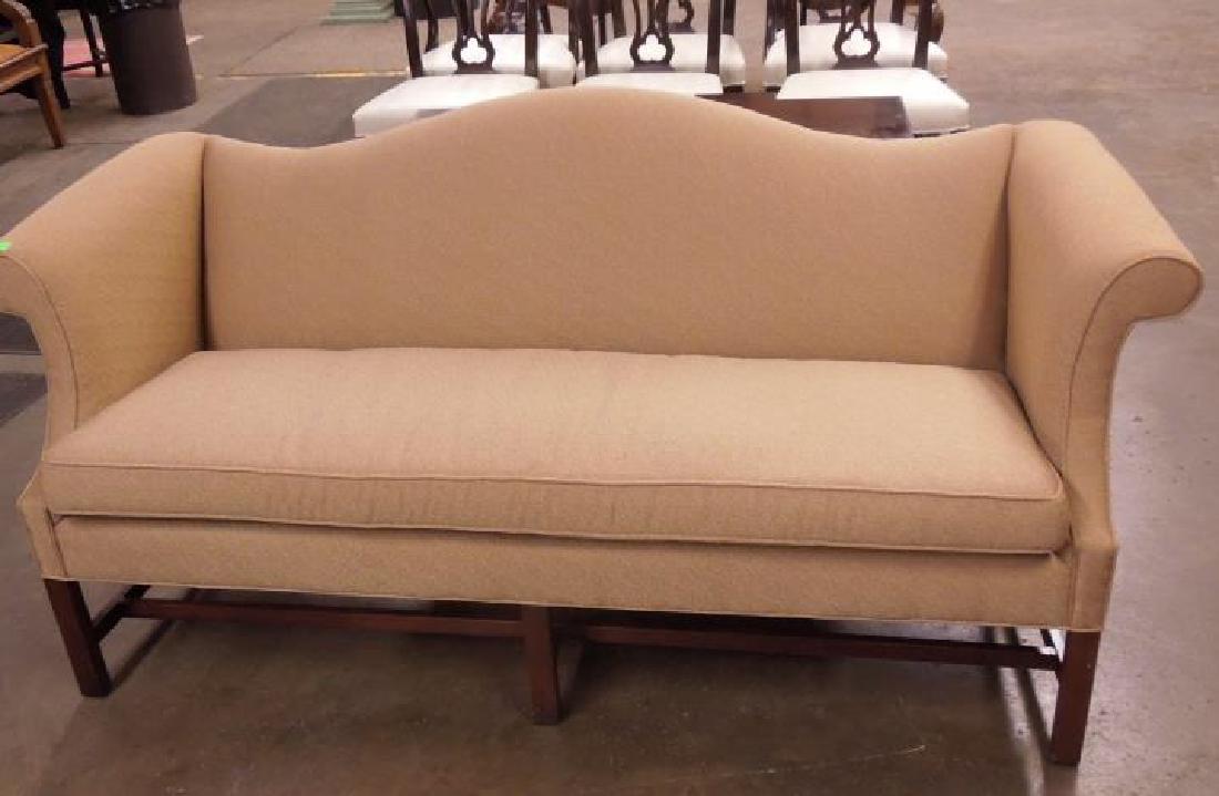 Chippendale Style Camel Back Sofa (1 of 4)