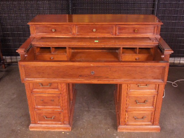 Victorian Walnut Clerk's Desk (1 of 10)