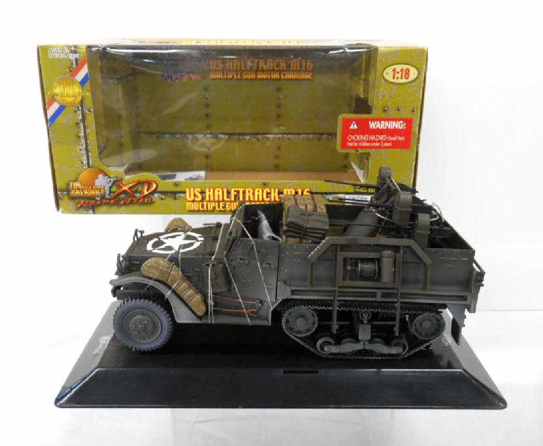 21st Century Toys US Halftrack M16: 21st Century Toys Inc. The Ultimate Soldier X-D Extreme Detail US Halftrack M16 Multiple Gun Motor Carriage, with its original box. CONDITION: Very good condition with no damage.