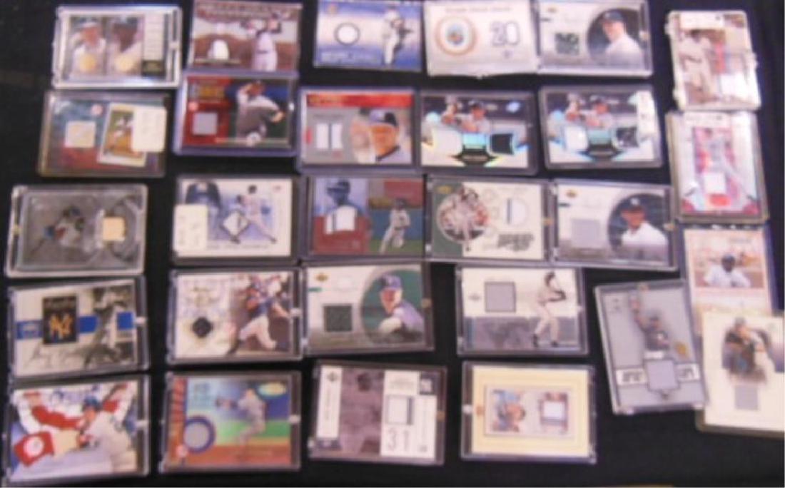 28 Game Used Yankee Jersey + Bat Baseball Cards (1 of 6)
