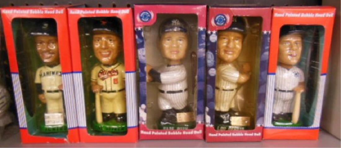 5 Baseball Figure Bobble Heads (1 of 5)
