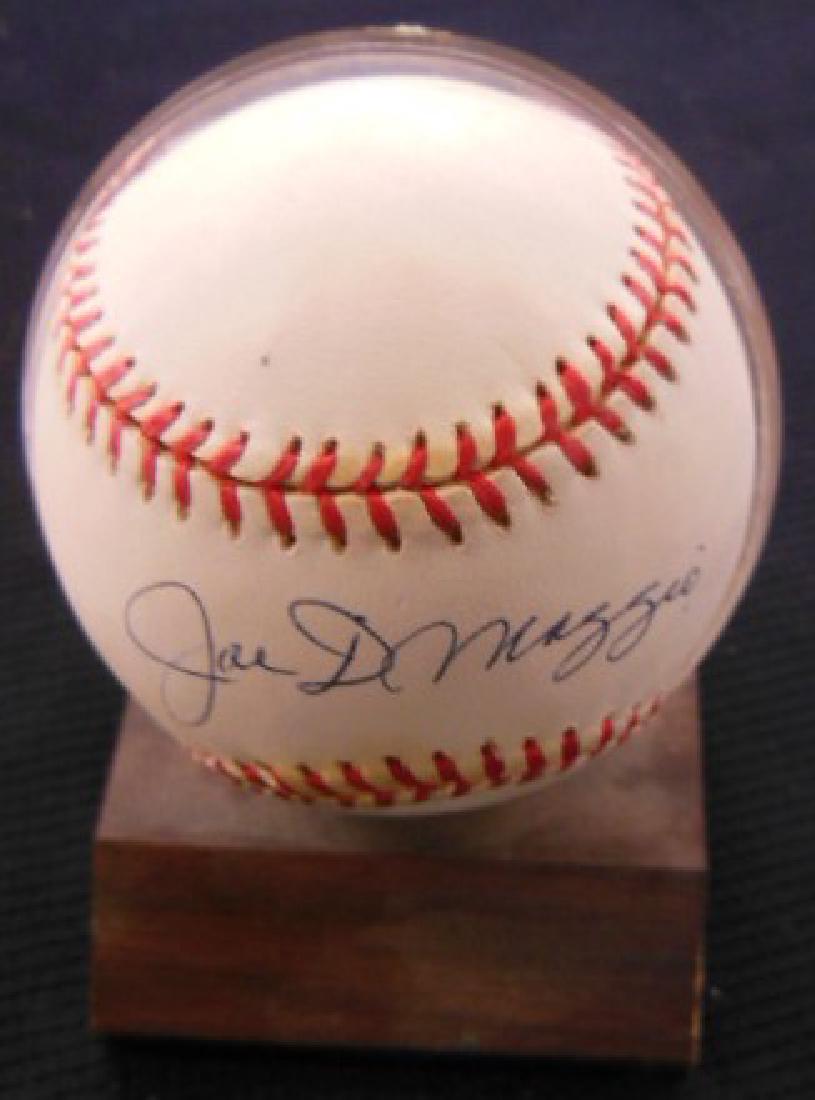 Joe DiMaggio Autographed Baseball (1 of 3)