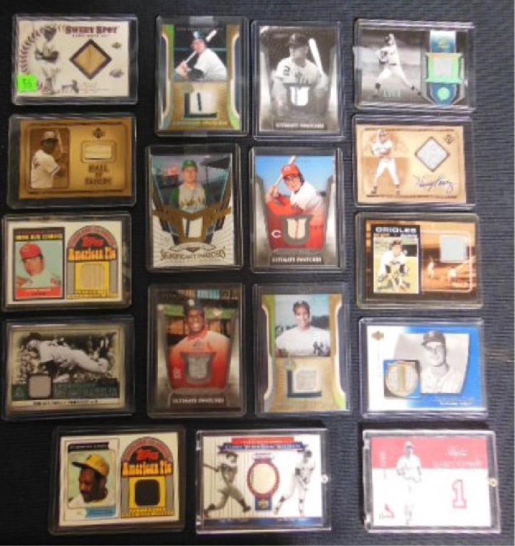 17 Game Used Jersey + Bat Baseball Cards (1 of 10)