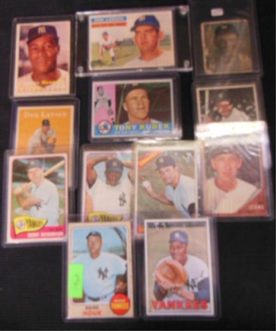 12 Topps 1950's + 60's Yankee Baseball Cards (1 of 8)