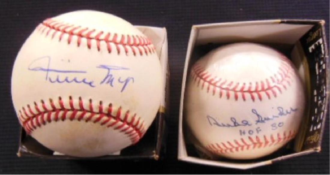 2 MLB Autographed Baseballs (1 of 4)