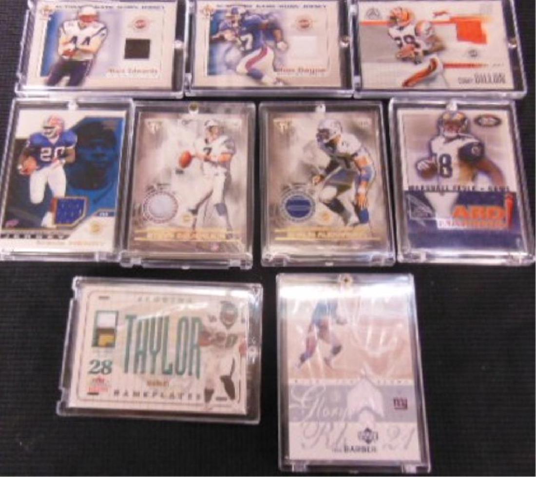 9 Running Back Game Used Jersey Football Cards (1 of 7)