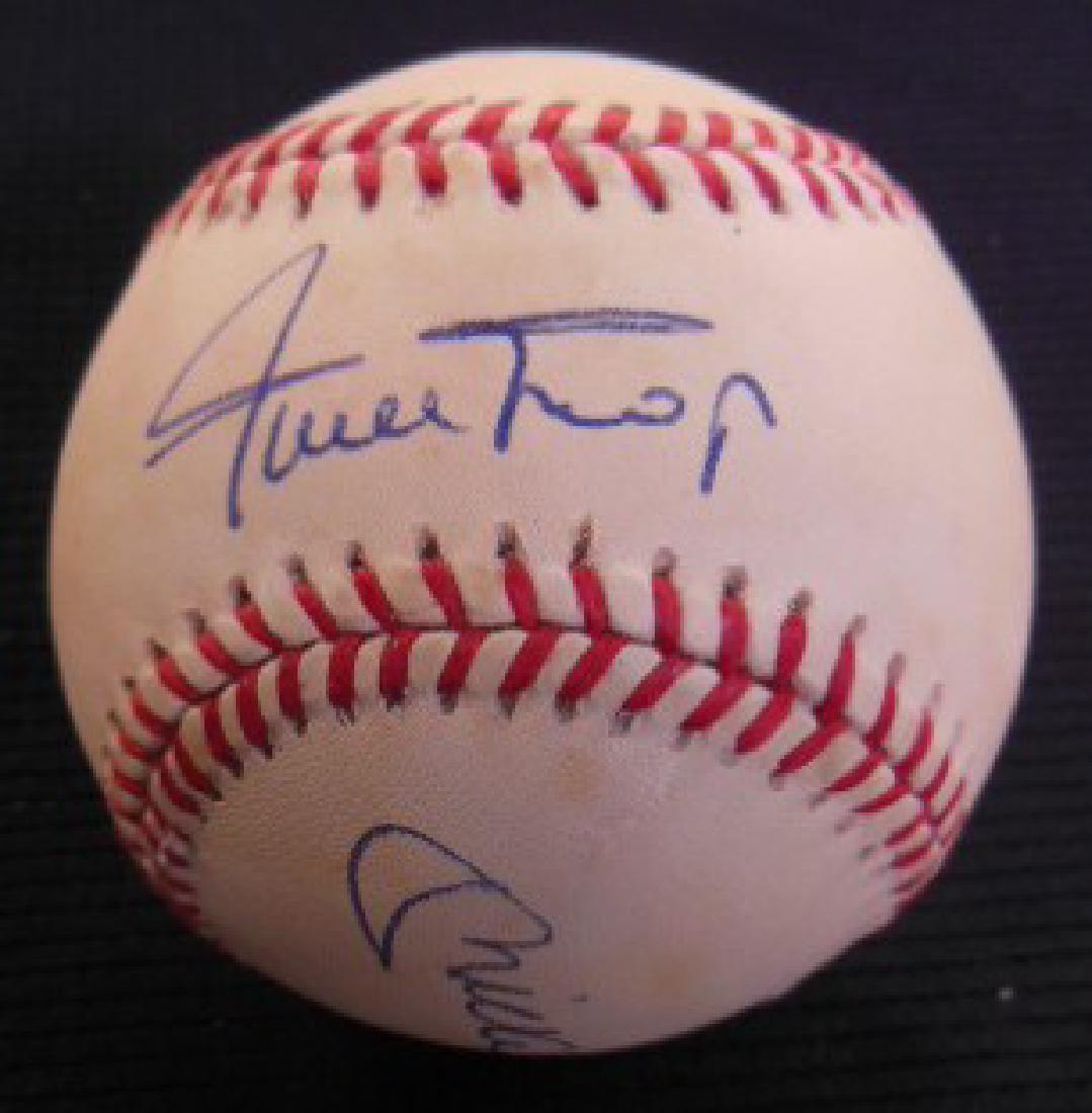 Mantle Mays Snider Autographed Baseball (1 of 6)