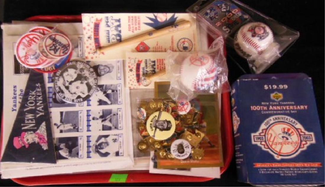 Lot Assorted NY Yankee Items (1 of 7)