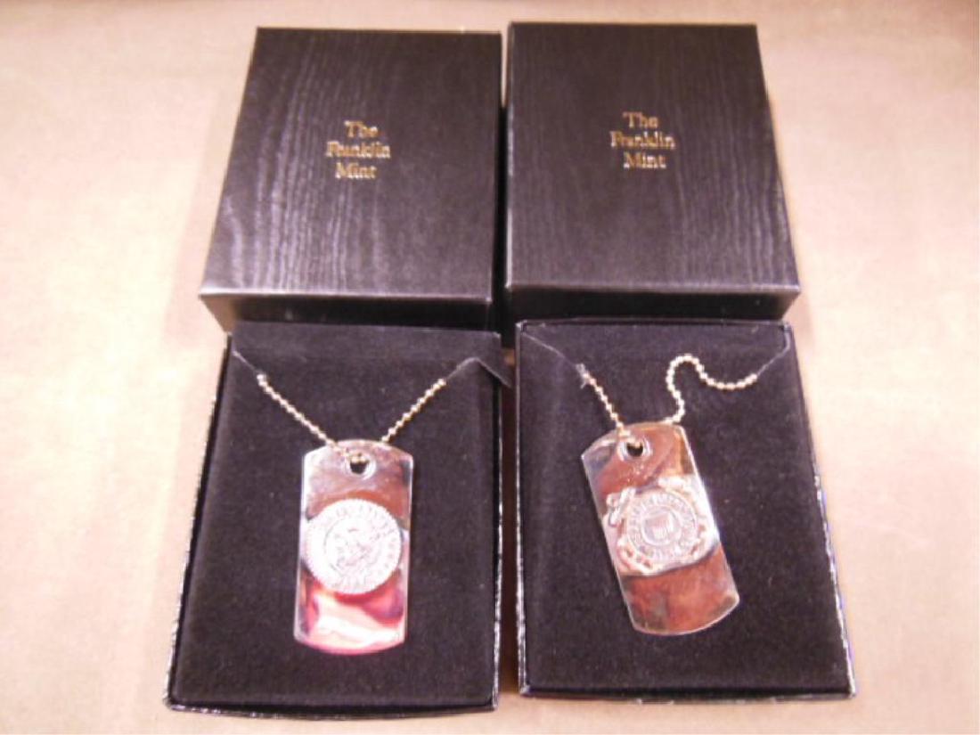 2 Franklin Mint Sterling Service Tags (1 of 4)