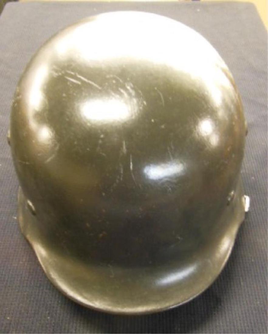German Helmet w/Liner and Chin Strap (1 of 7)