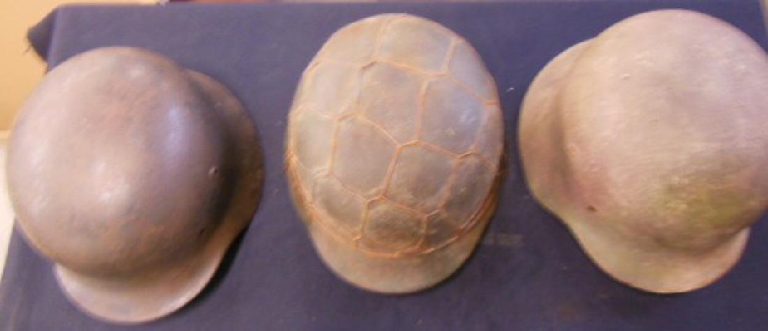 3 German Helmet Shells (1 of 10)