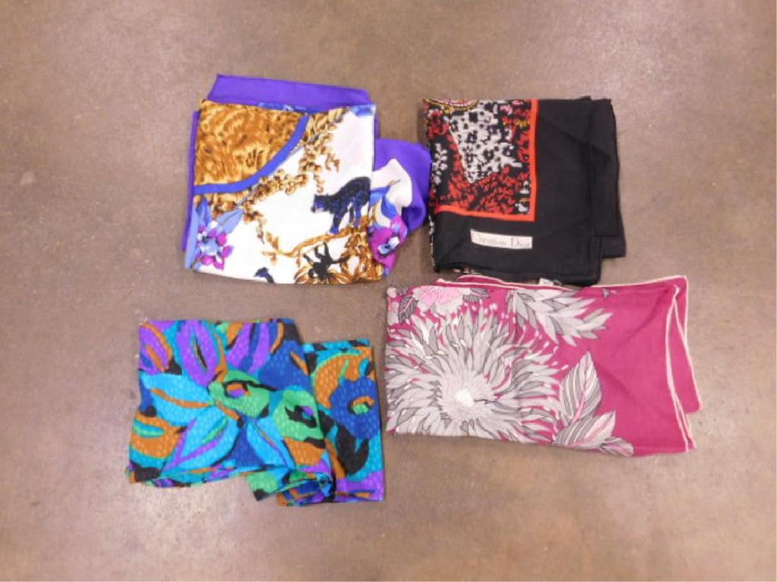 Ladies Designer Silk Scarves (1 of 12)