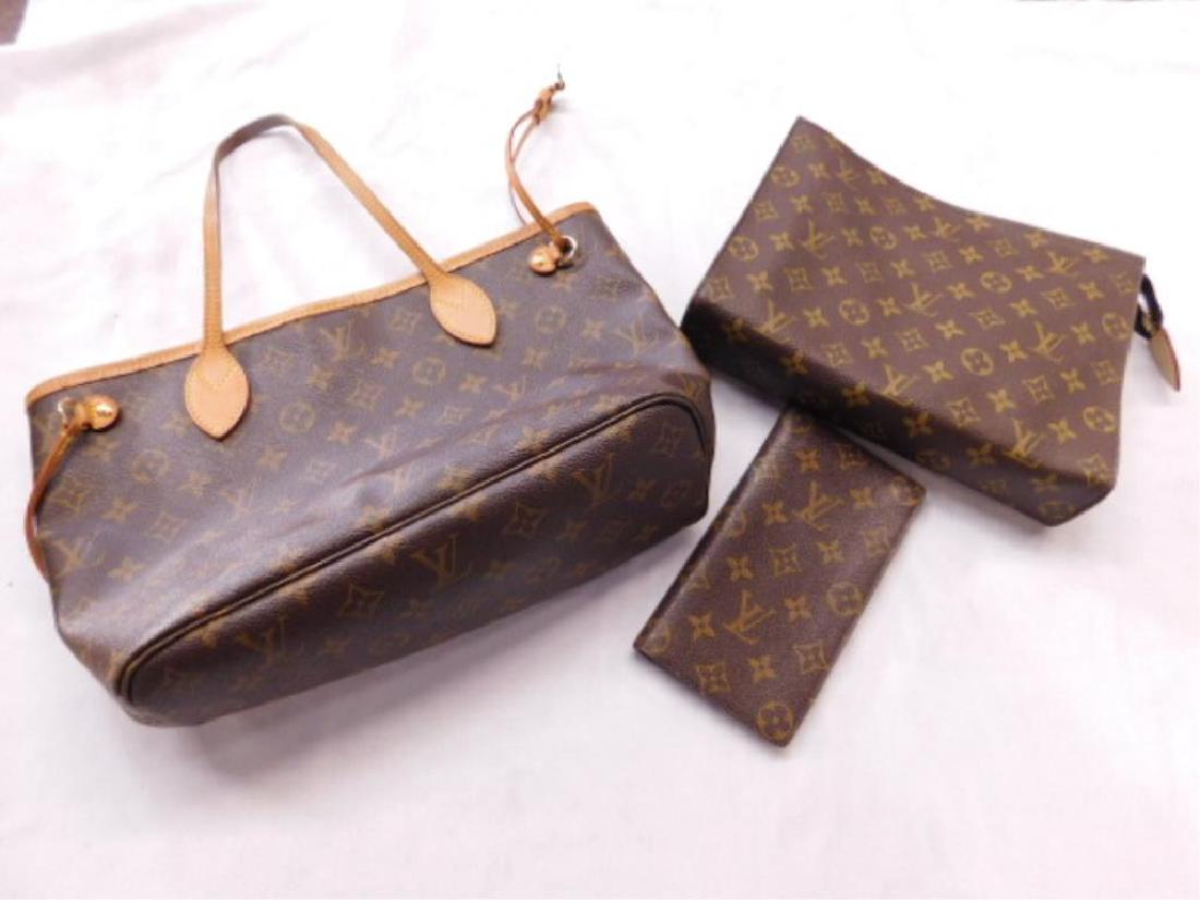 3 Louis Vuitton "LV" Monogram Pcs. (1 of 9)