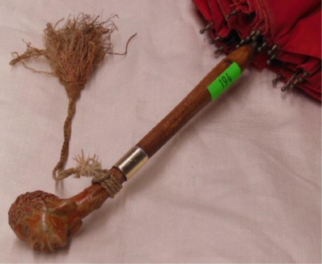 African Head Handle Lady's Umbrella (1 of 6)