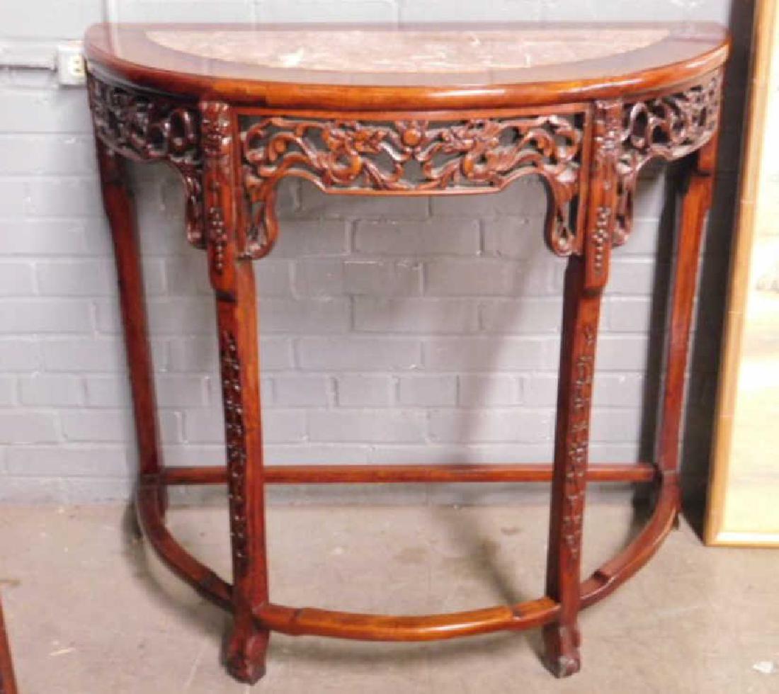 Chinese Demi Lune Console Table (1 of 3)