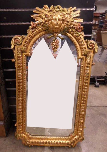 Louis XIV Style Wall Mirror (1 of 4)