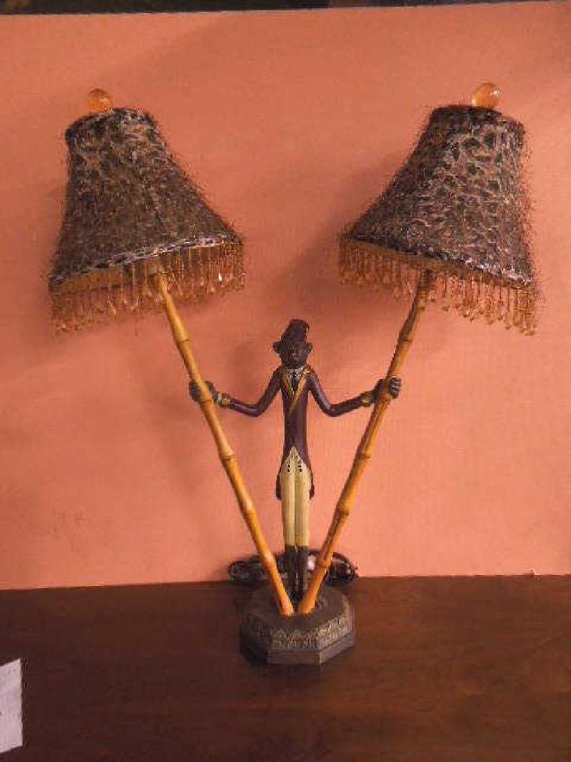 Bronzed Monkey Table Lamp (1 of 3)