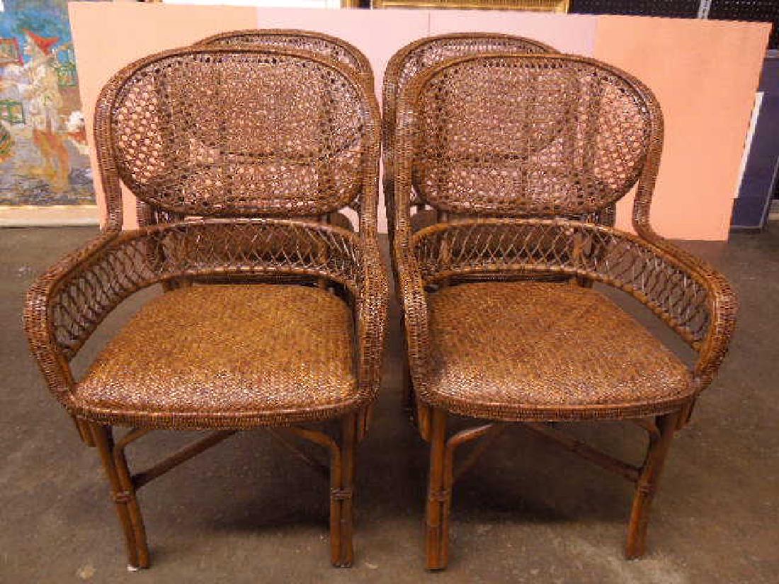 Palecek Caned Arm Chairs (1 of 5)